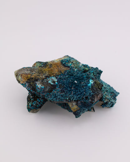 Chrysocolla on Quartz