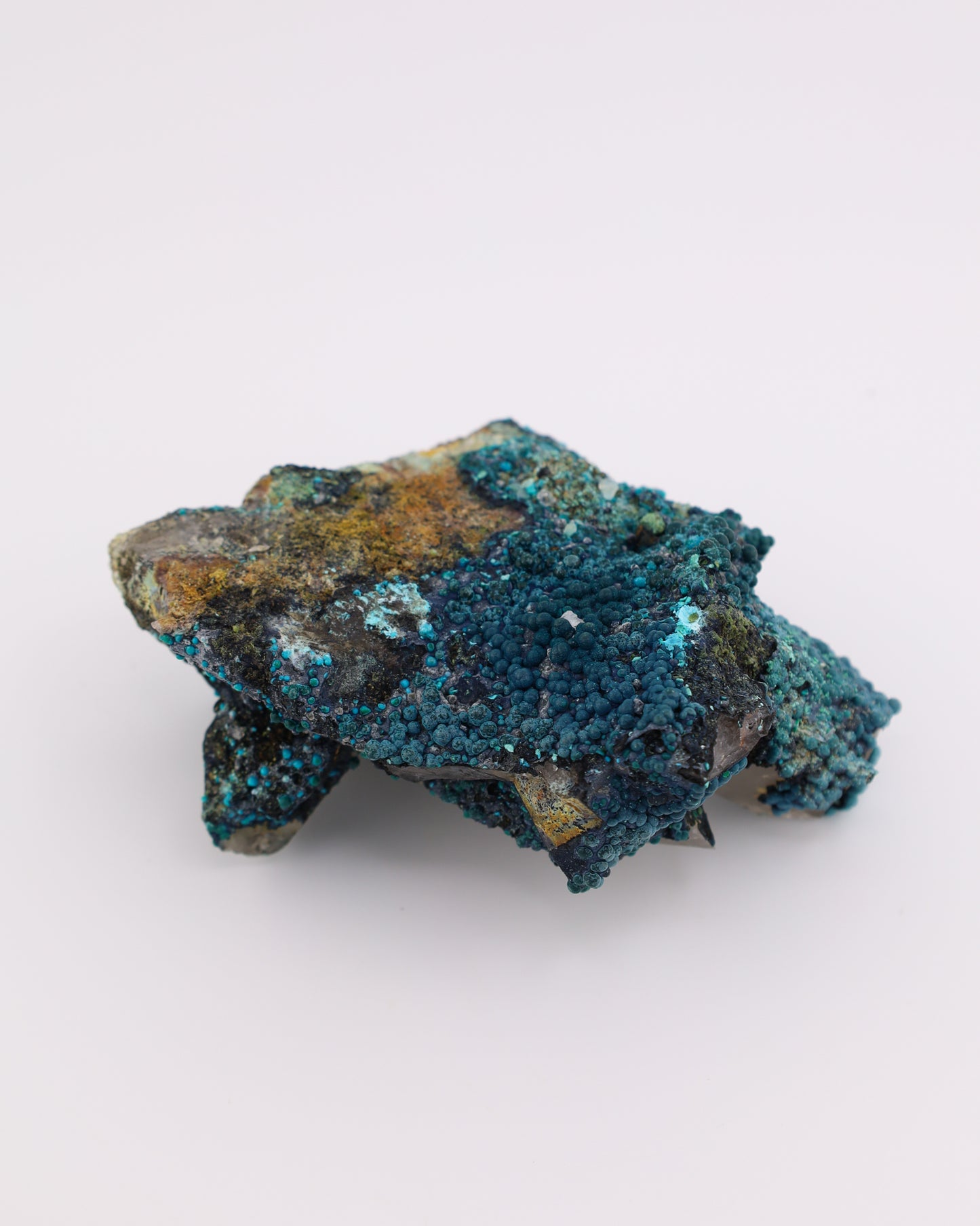 Chrysocolla on Quartz