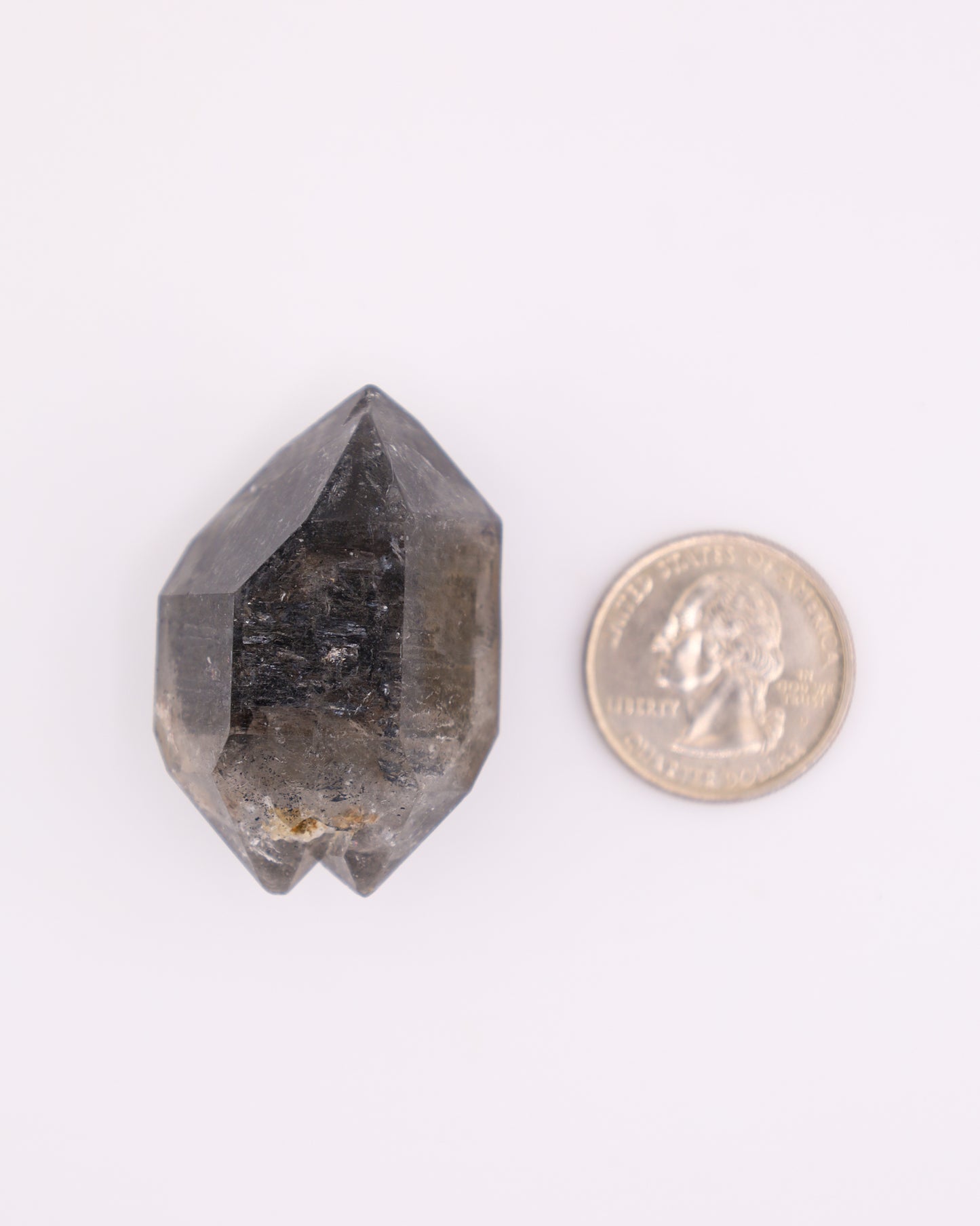 Hematite included Double-Terminated Quartz