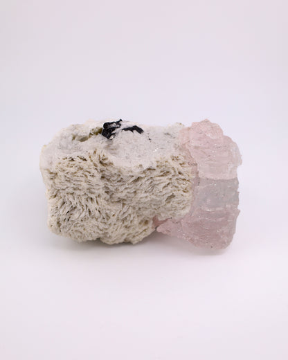 Morganite, Aquamarine, Feldspar & Schorl