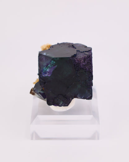 Namibian Fluorite with Aquamarine Beryl