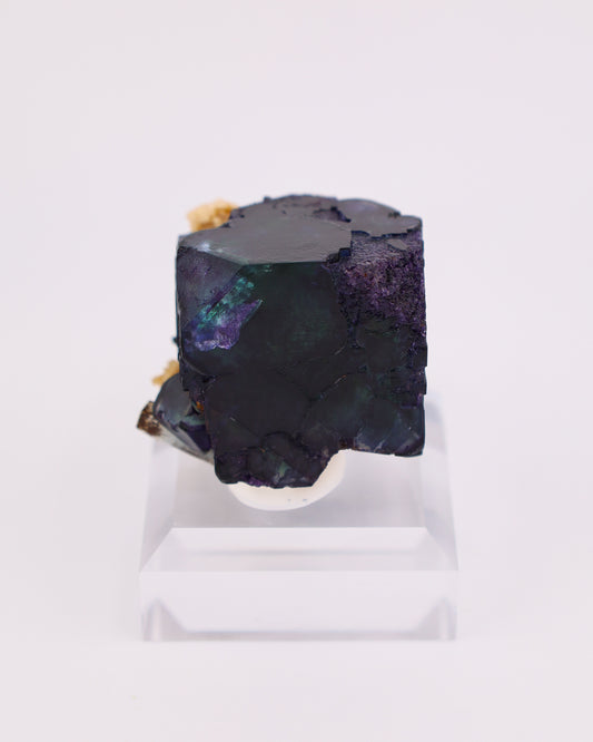 Namibian Fluorite with Aquamarine Beryl