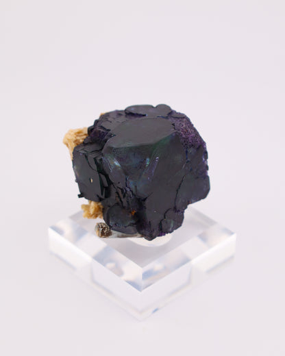 Namibian Fluorite with Aquamarine Beryl