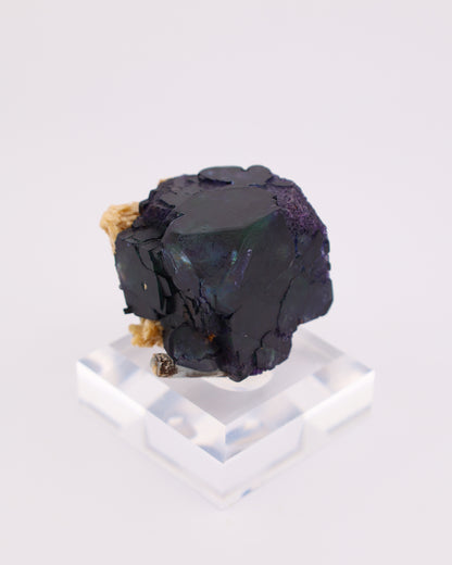 Namibian Fluorite with Aquamarine Beryl