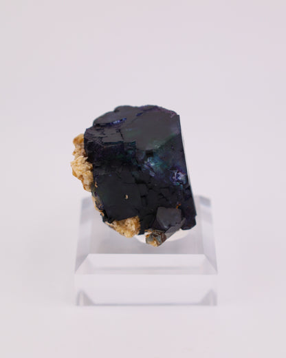 Namibian Fluorite with Aquamarine Beryl