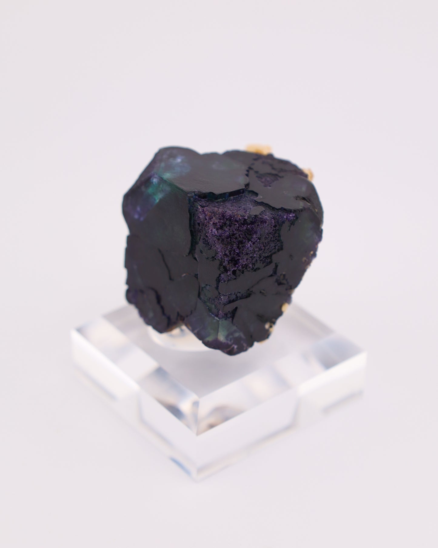Namibian Fluorite with Aquamarine Beryl