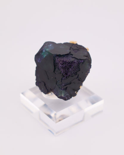 Namibian Fluorite with Aquamarine Beryl