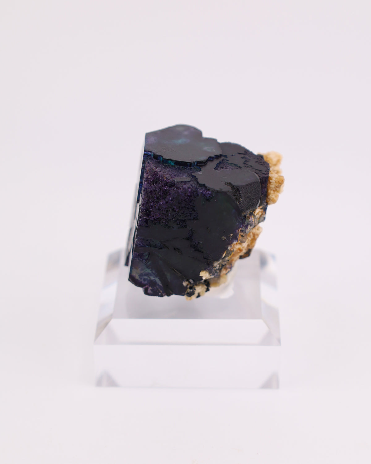 Namibian Fluorite with Aquamarine Beryl