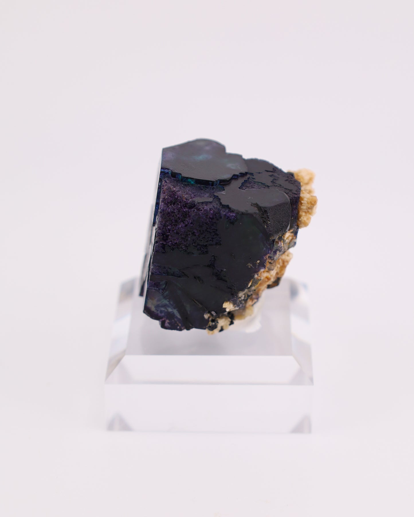 Namibian Fluorite with Aquamarine Beryl