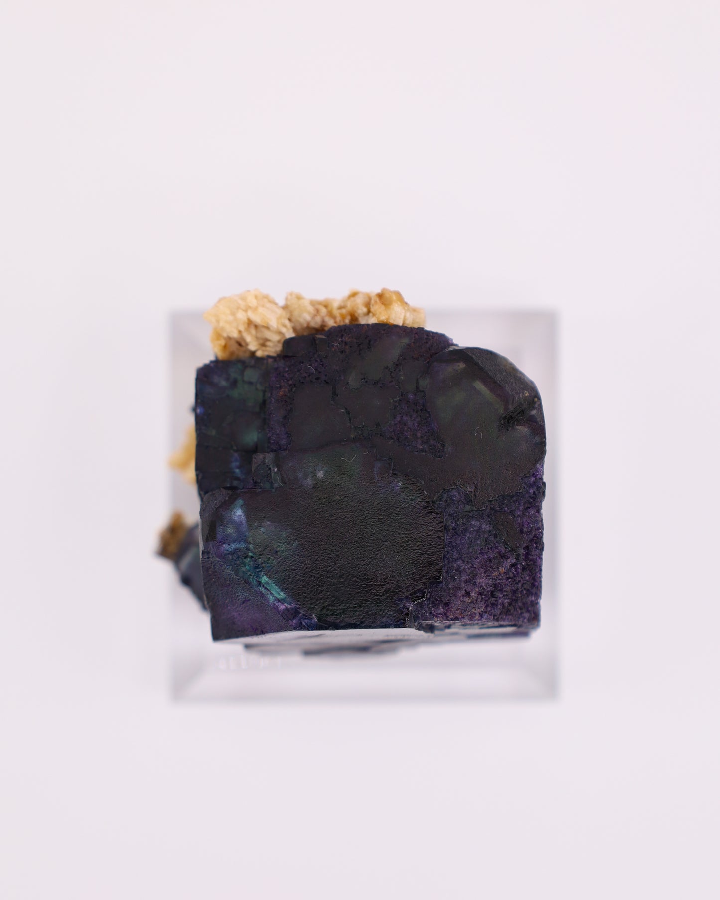 Namibian Fluorite with Aquamarine Beryl