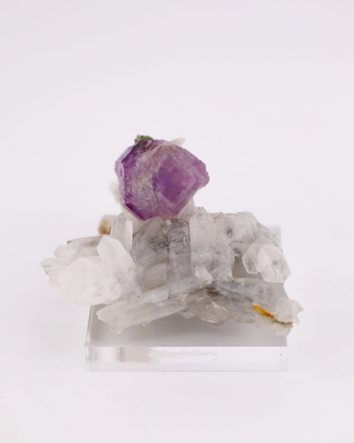 Purple Fluorite with Pyrite & Quartz Matrix