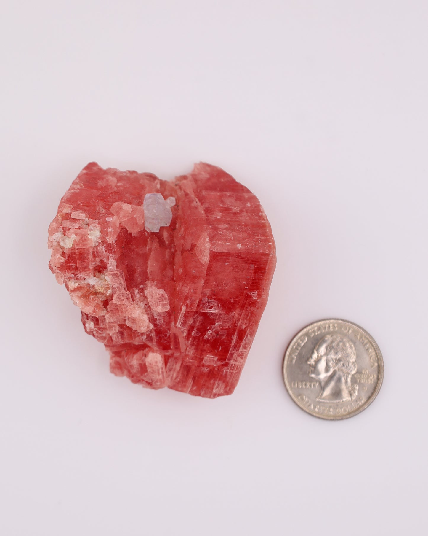 Rhodochrosite with Calcite
