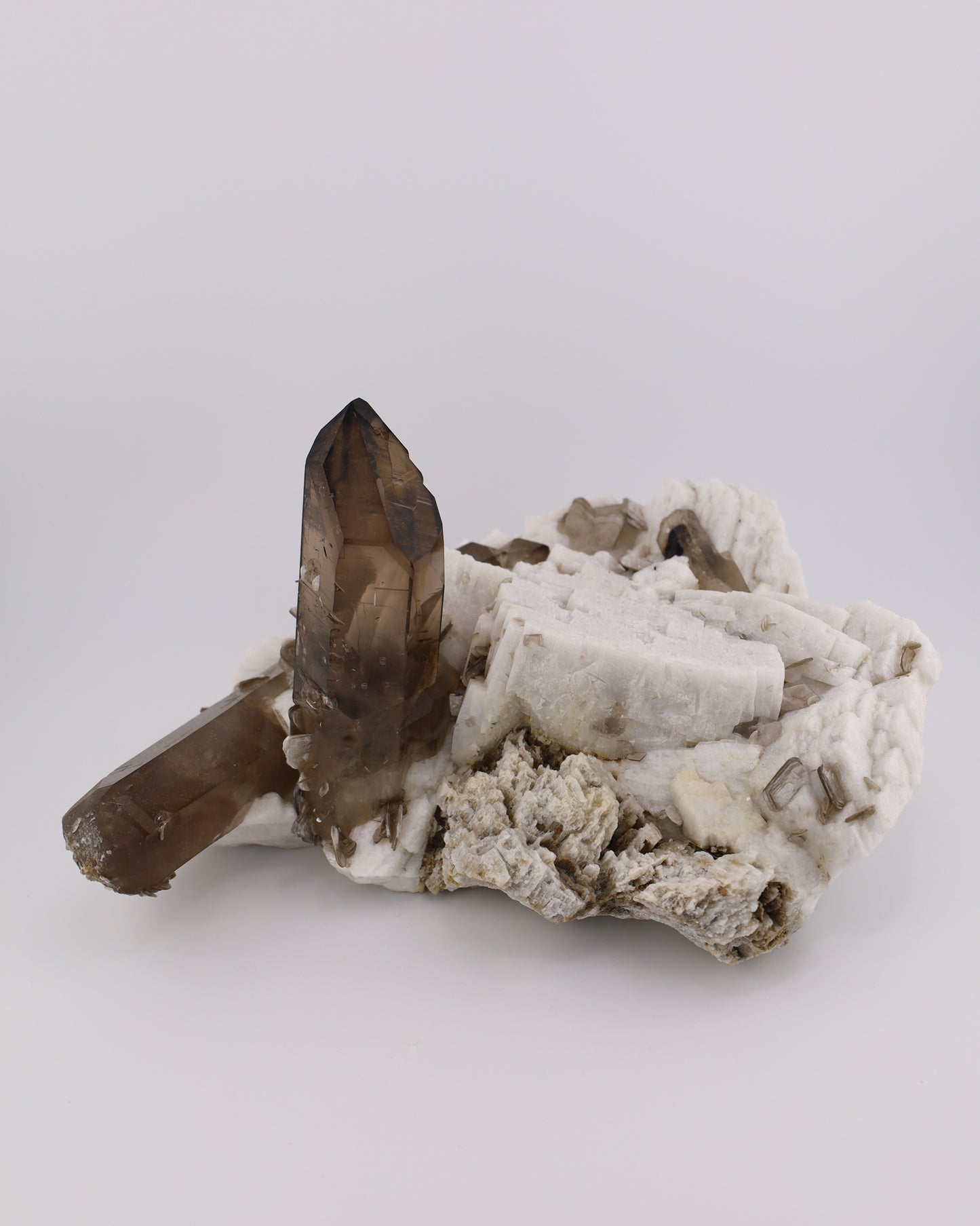 Smoky Quartz with Muscovite