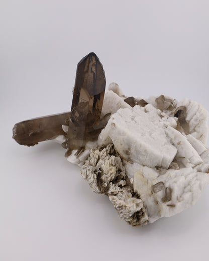 Smoky Quartz with Muscovite