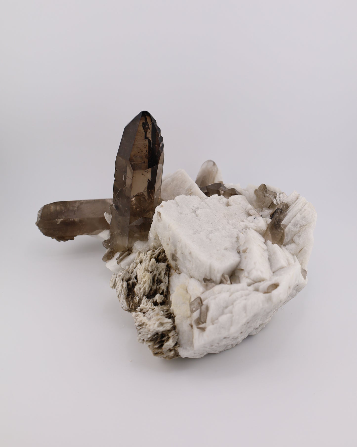 Smoky Quartz with Muscovite