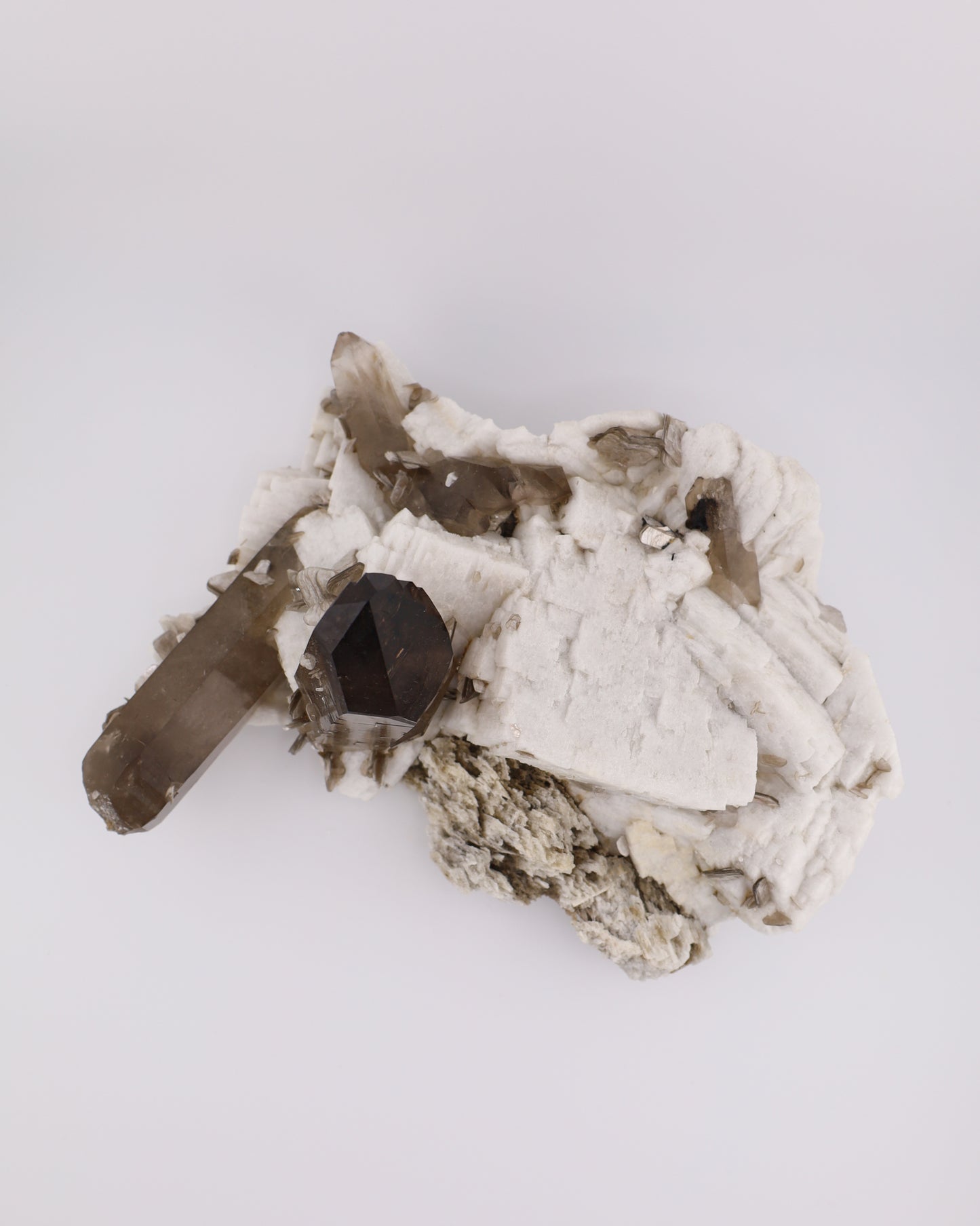 Smoky Quartz with Muscovite