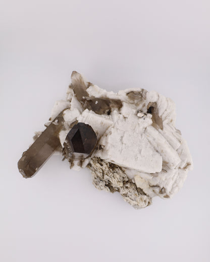 Smoky Quartz with Muscovite