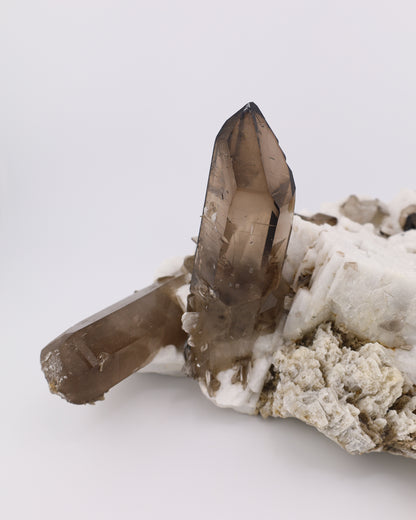 Smoky Quartz with Muscovite
